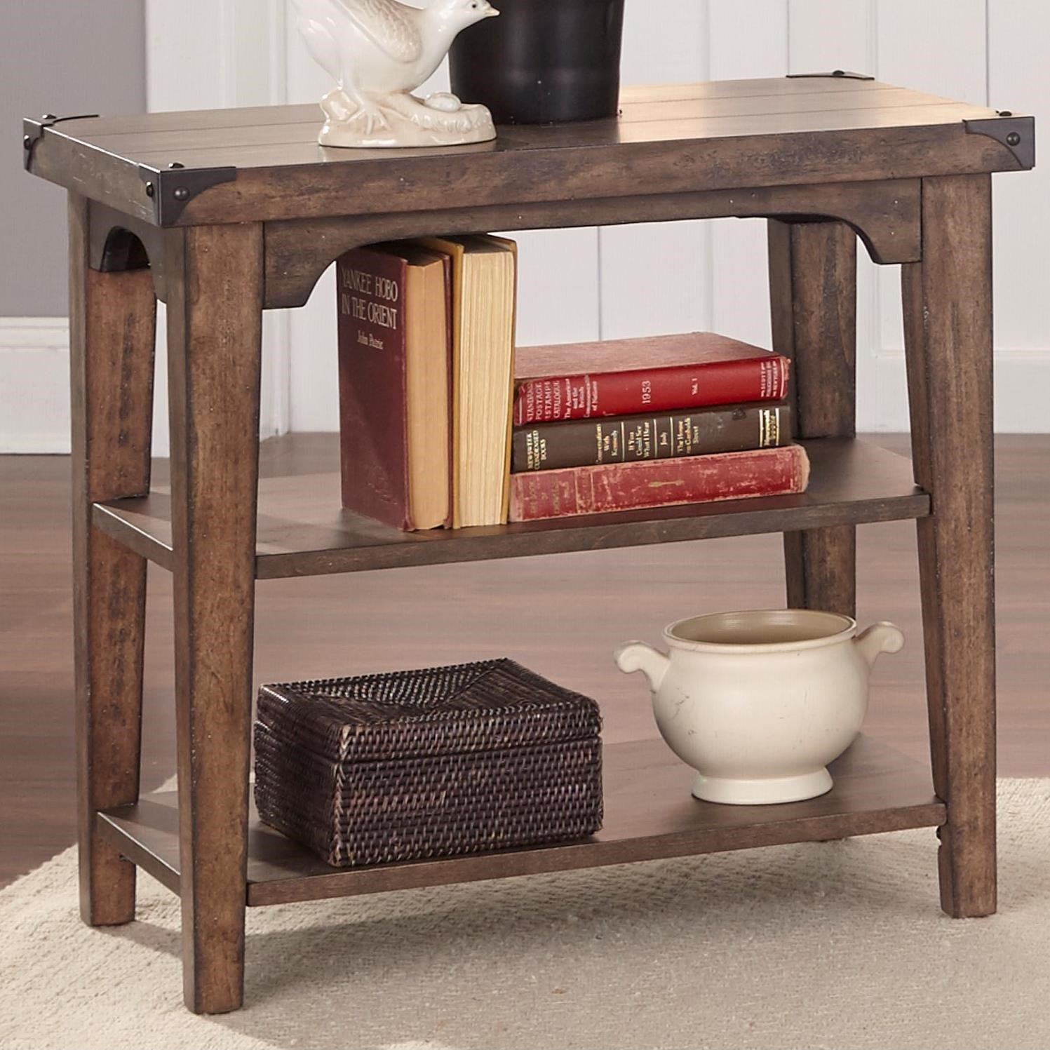Liberty Furniture Aspen Skies Industrial Casual Chairside End Table